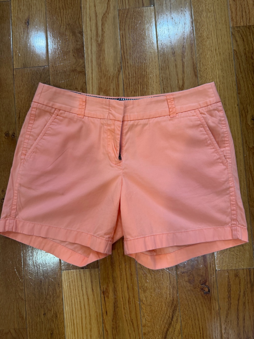 J. Crew Coral Pink Cotton Shorts